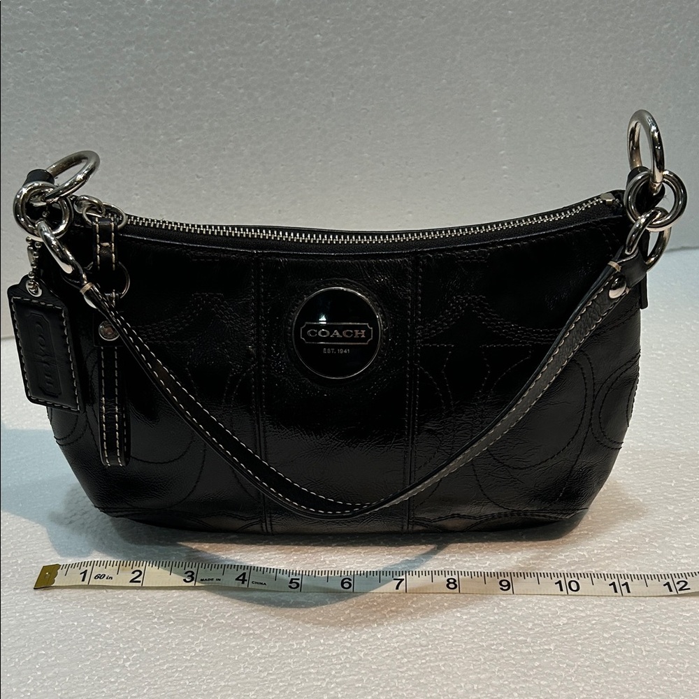 Coach Black Leather Women's Bag